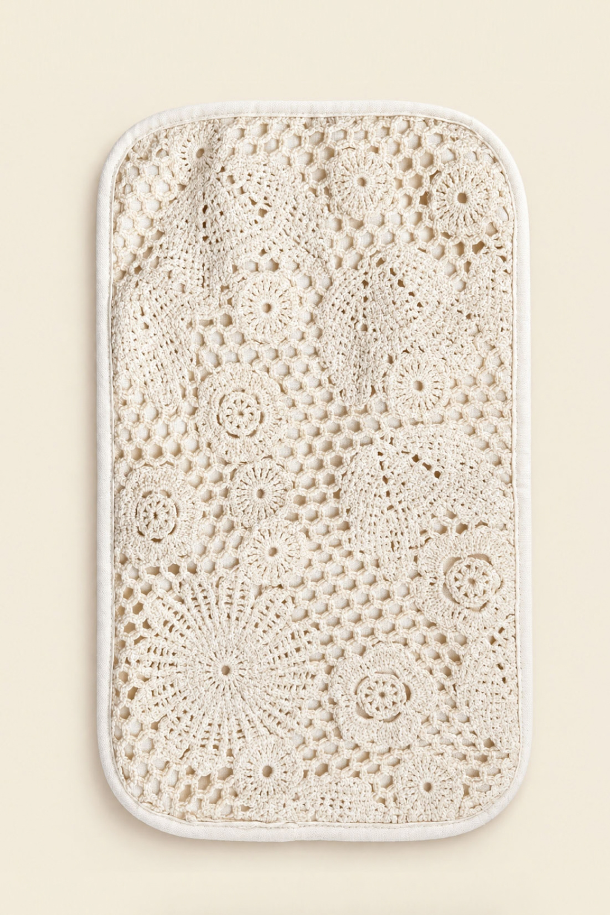 Ivory Crochet Bag