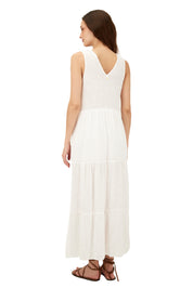Textured Eco White Enlight Dress