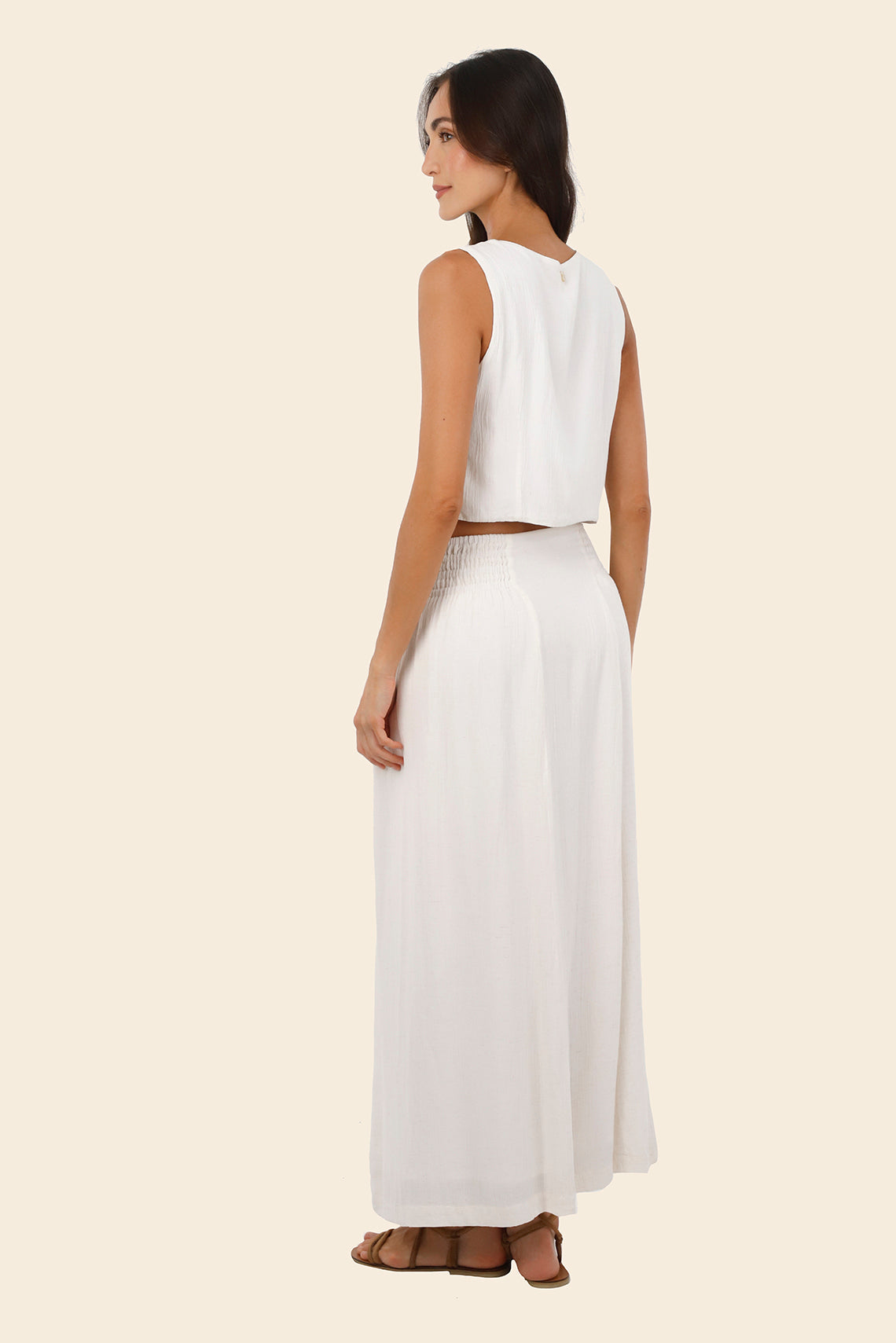 White Oleana Vest