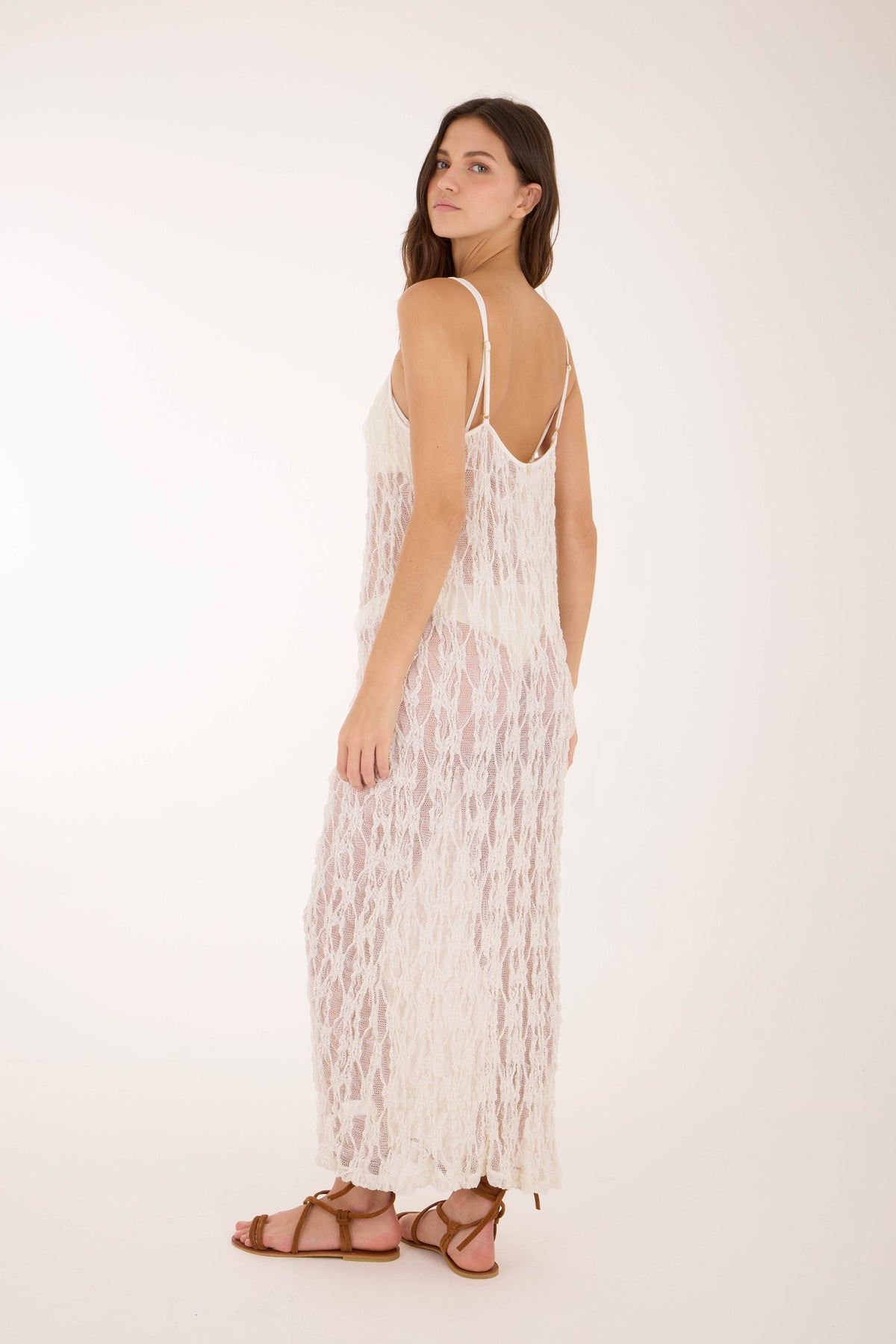Coral Veil Light Kimono