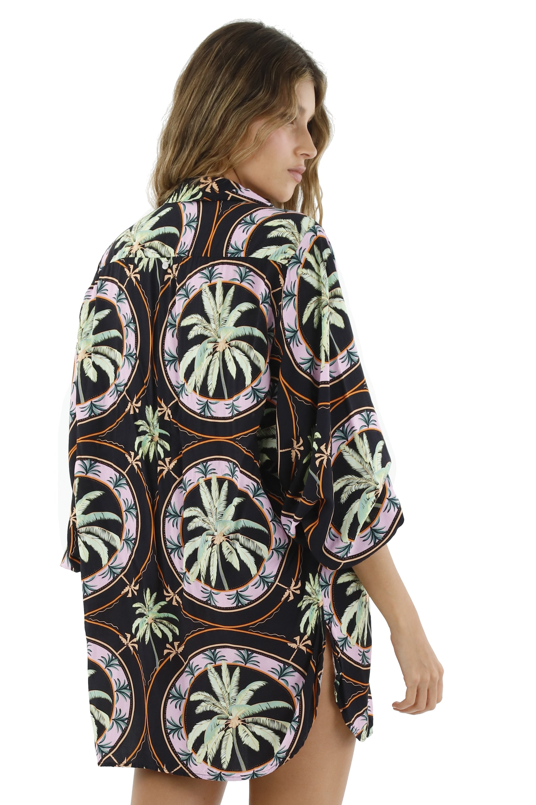 Contrast Palm Loops Akumal Shirt