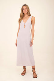 Lilac Slit Front Dress