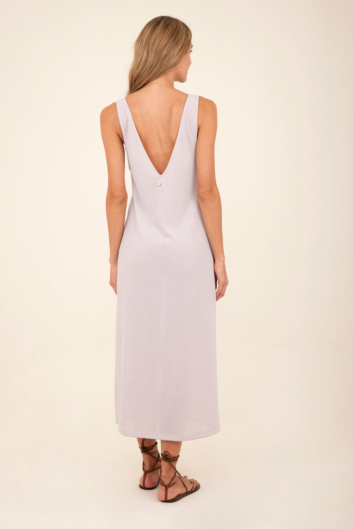 Lilac Slit Front Dress