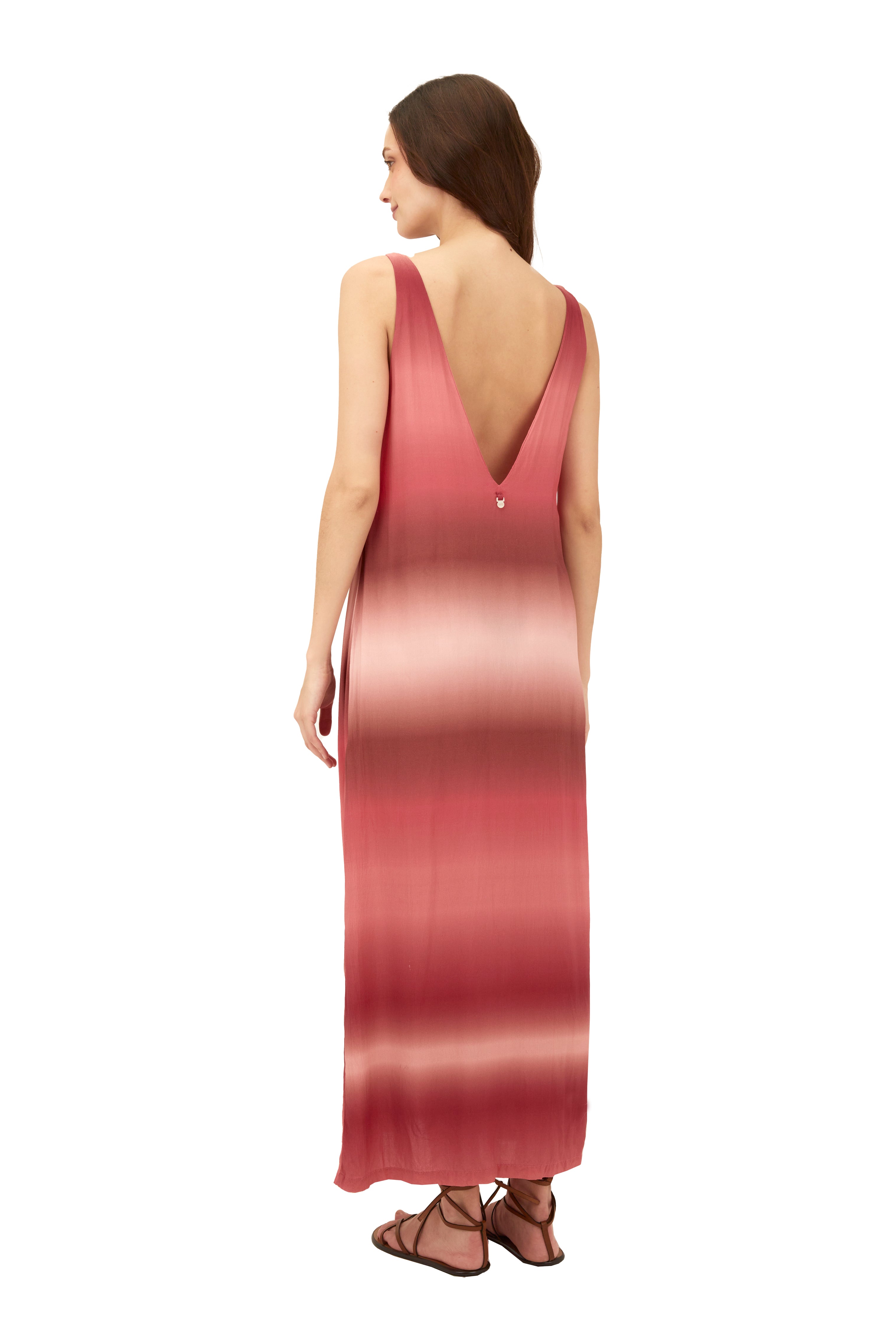 Tiedye Ilusión Slit Front Dress