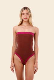 Raspberry Color Blend Lunaria One Piece