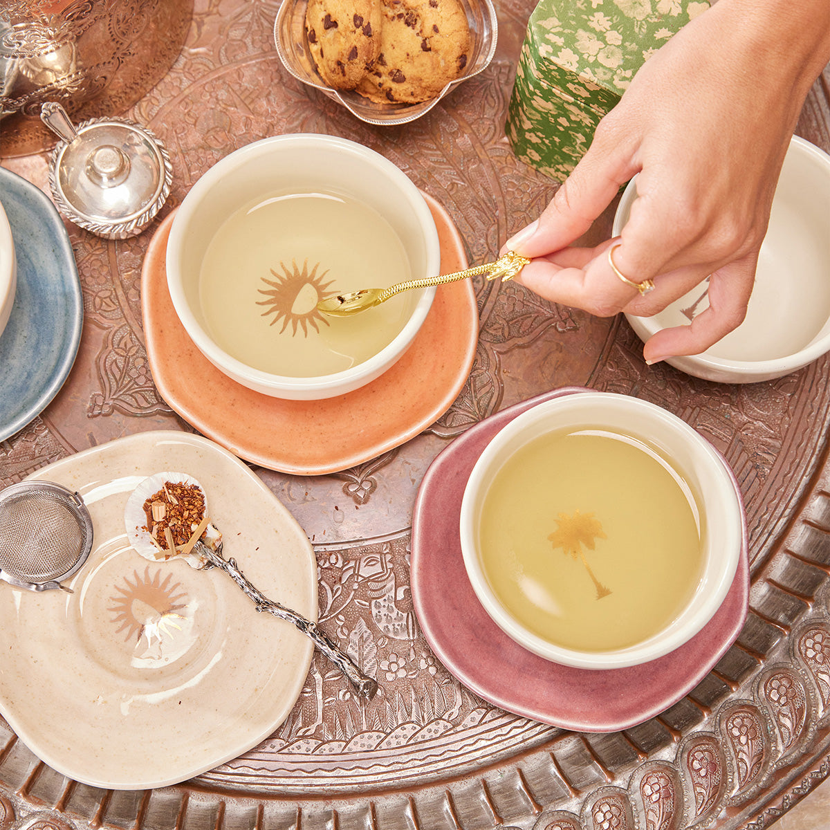 Set de Café / Té Corona x Malai 4 Puestos 8 Piezas