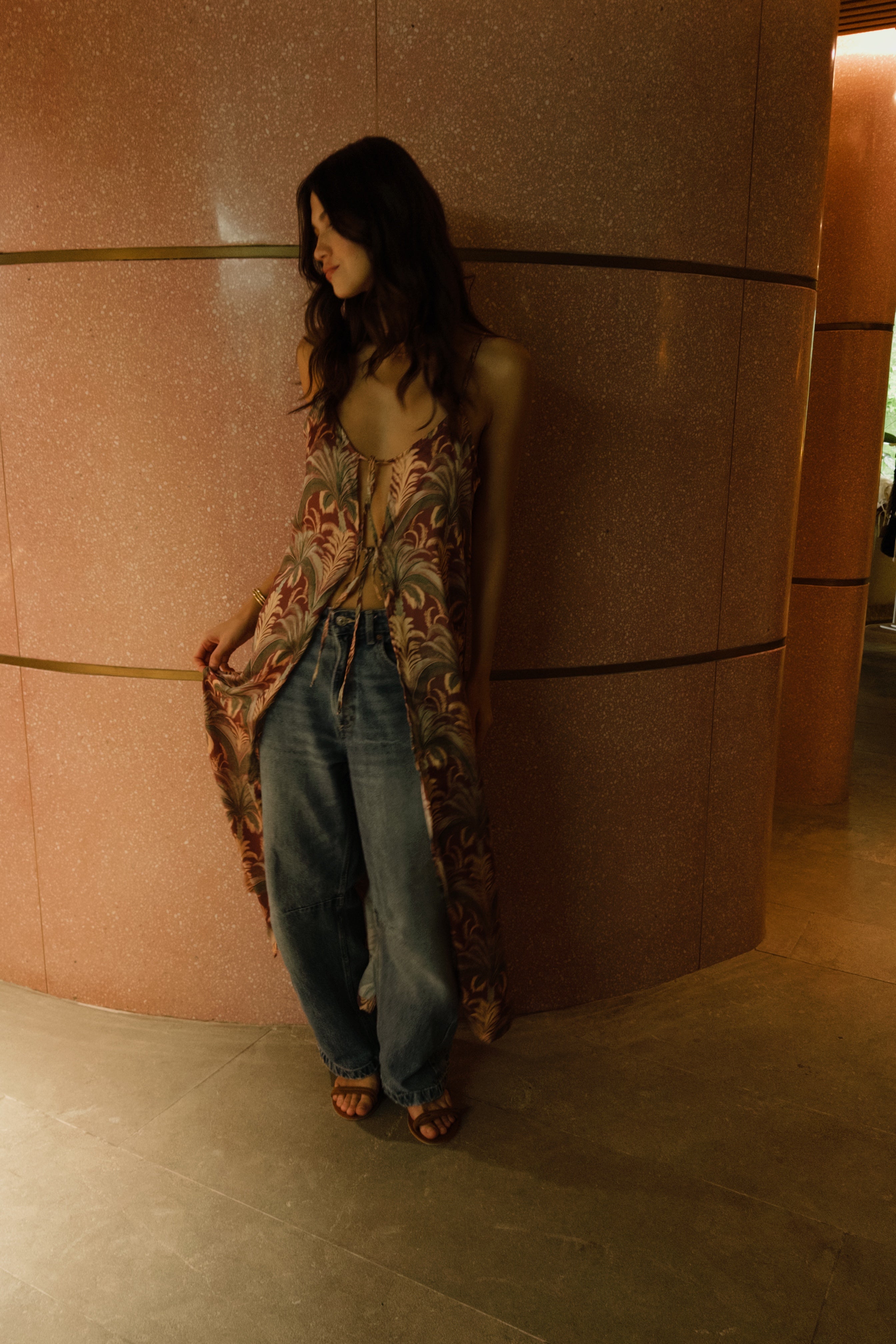 Sunset Oasis Kimono