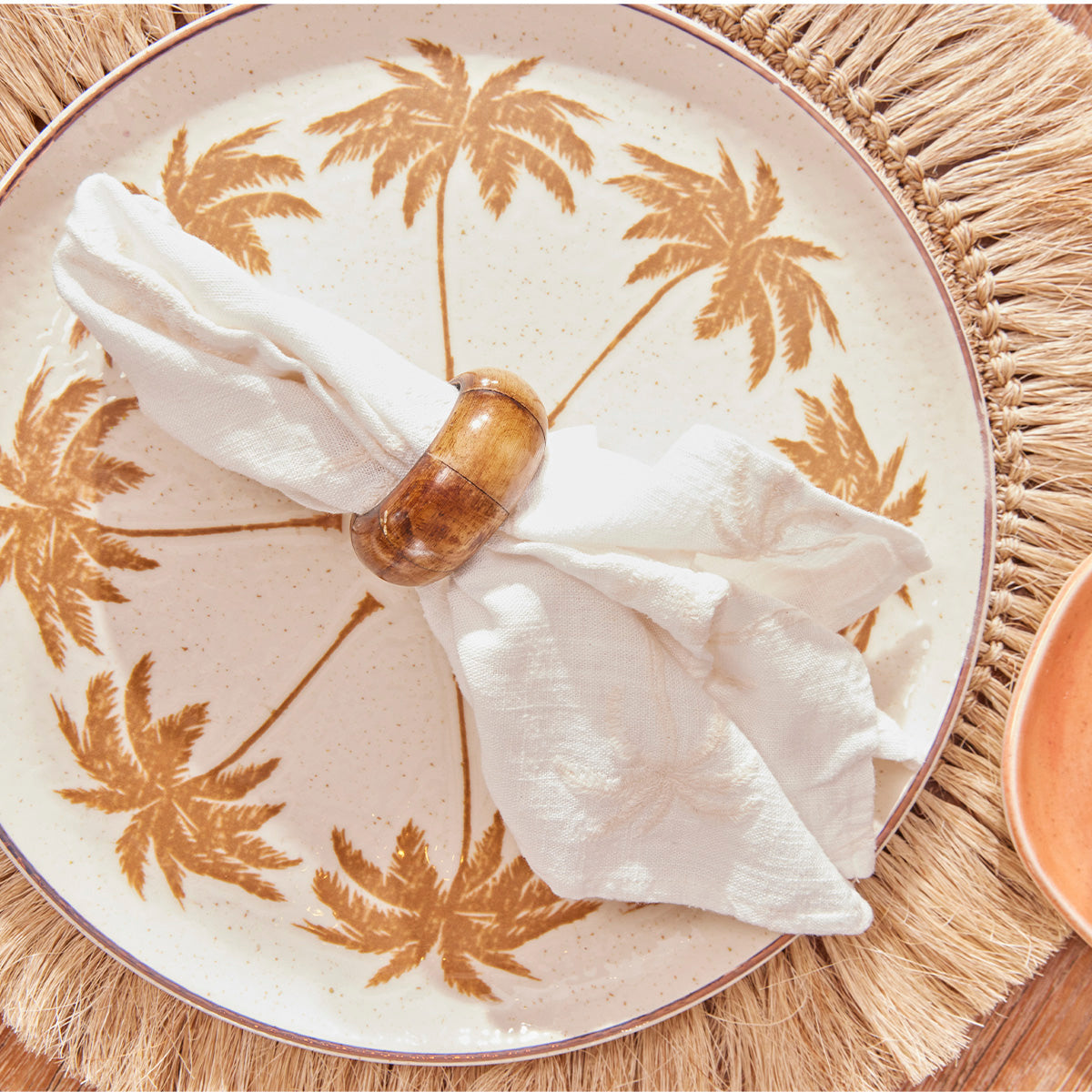 Plato Pando 27.7cm Blanco Corona x Malai