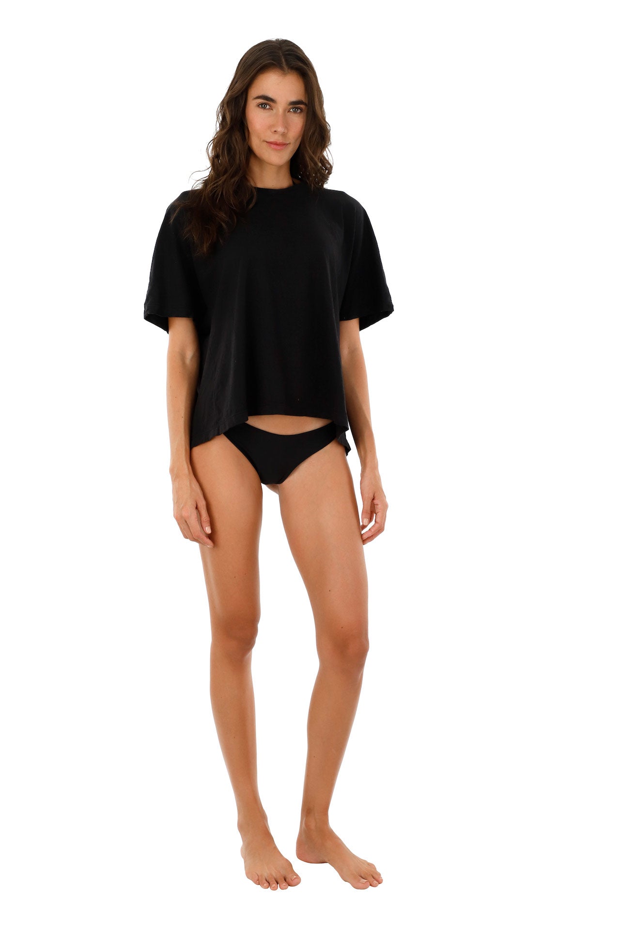 Black Well Sung Oversize T-Shirt