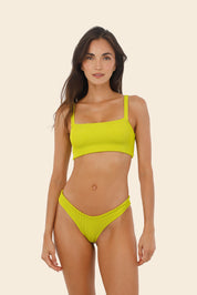 Textured Wave Earthy Green Neo Paramount Bottom