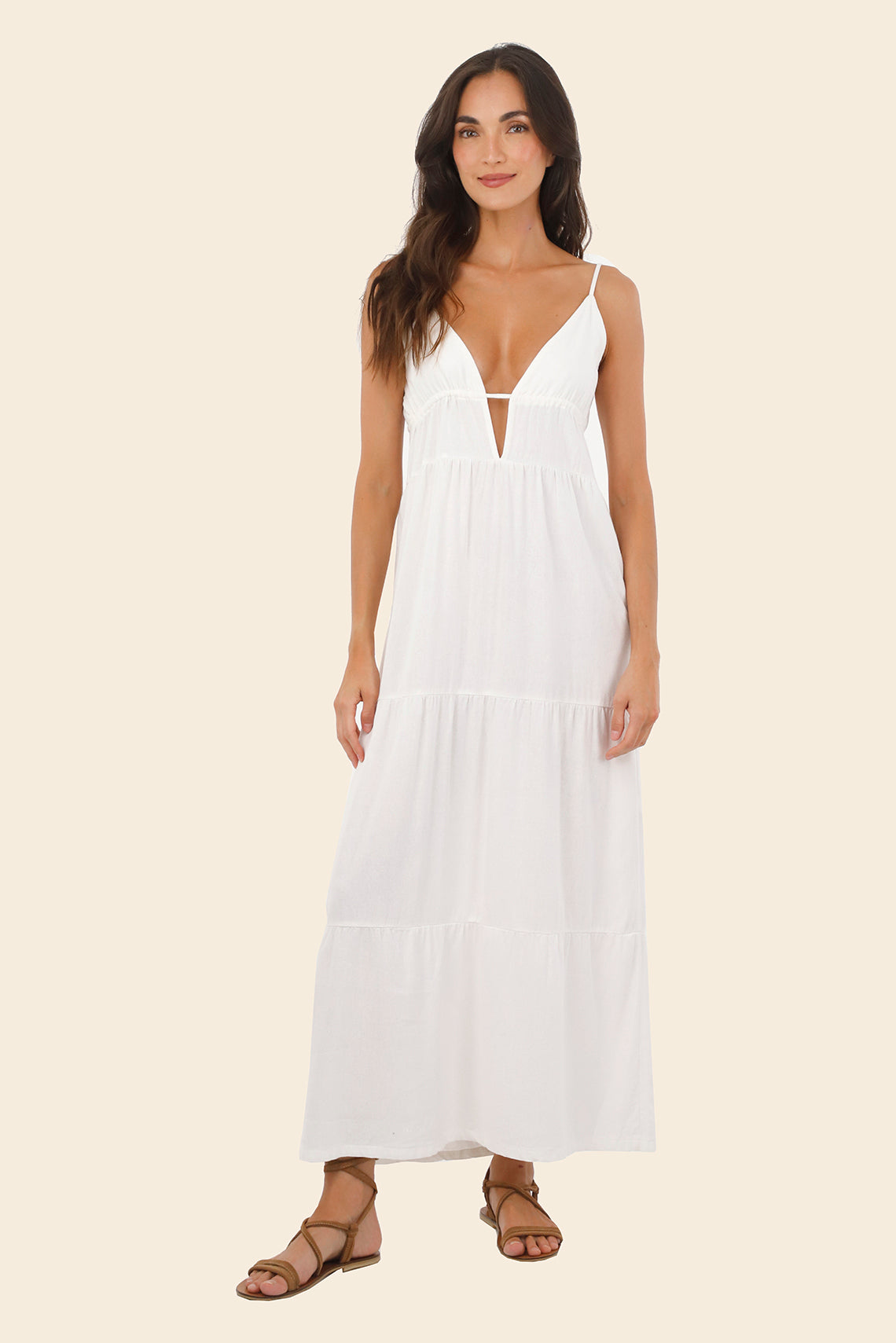 White Alhena Dress