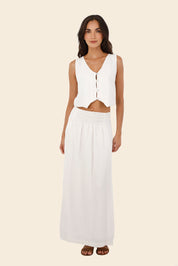 White Oleana Skirt