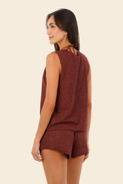 Textured Barn Red Cove Short