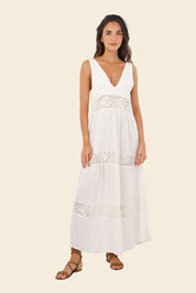 White Gloove Long Dress