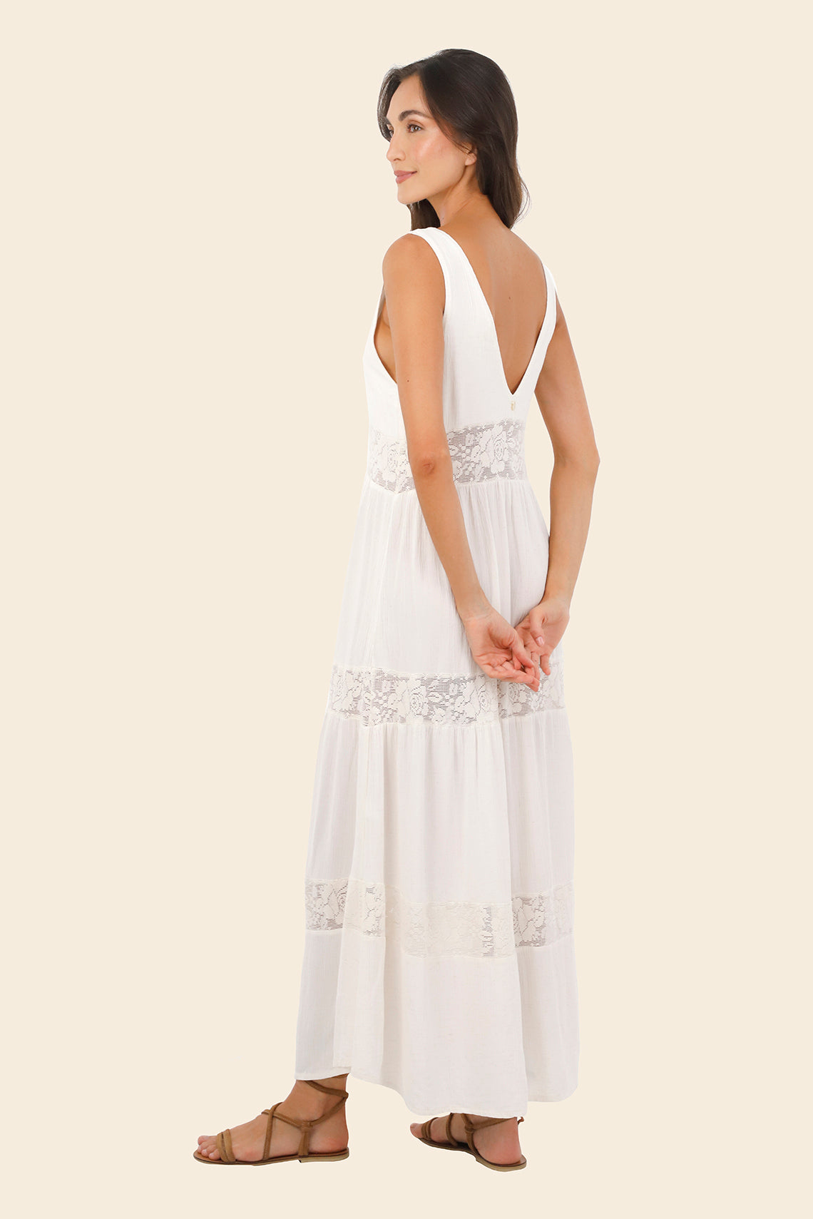 White Gloove Long Dress