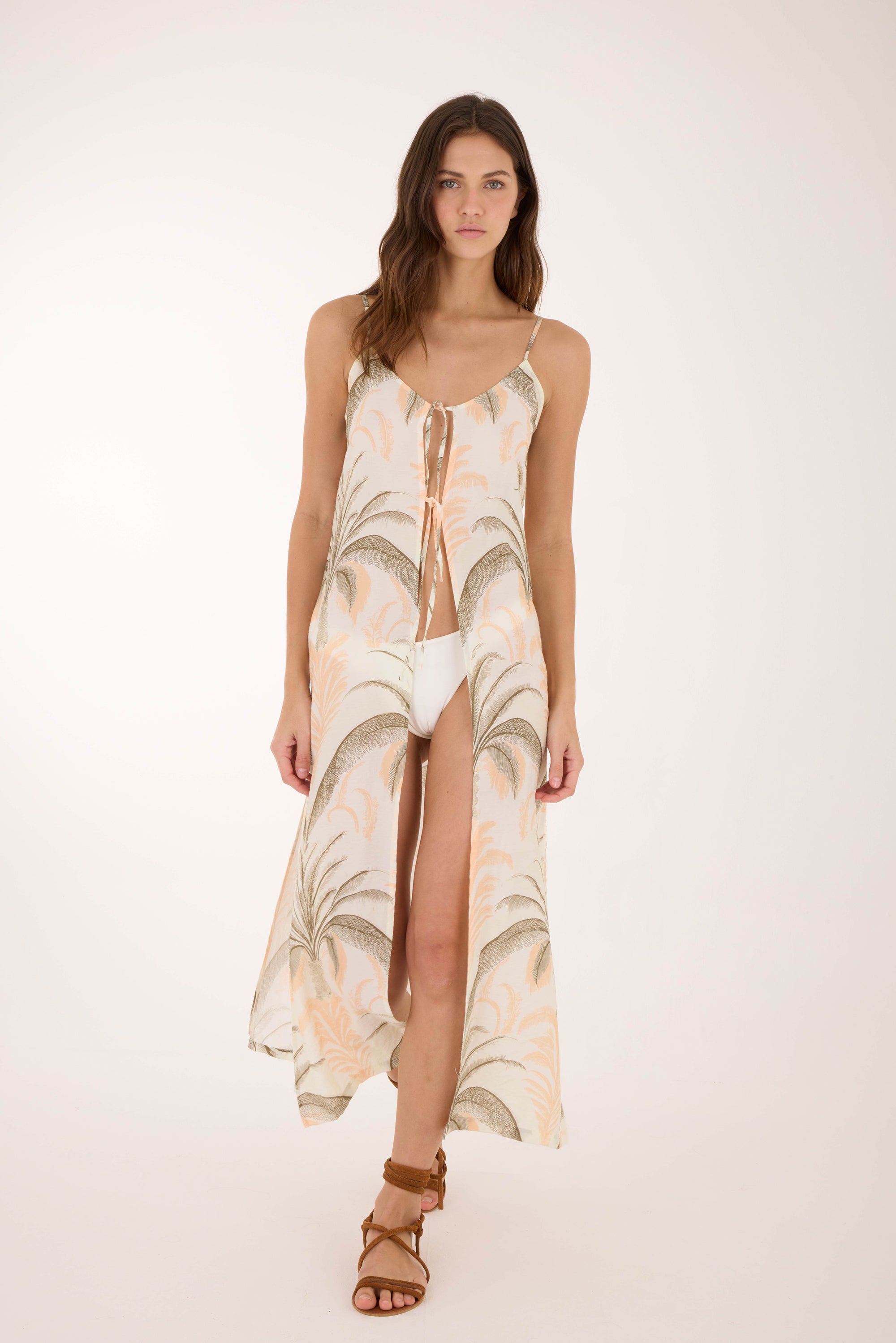 Ivory Sunset Oasis Kimono