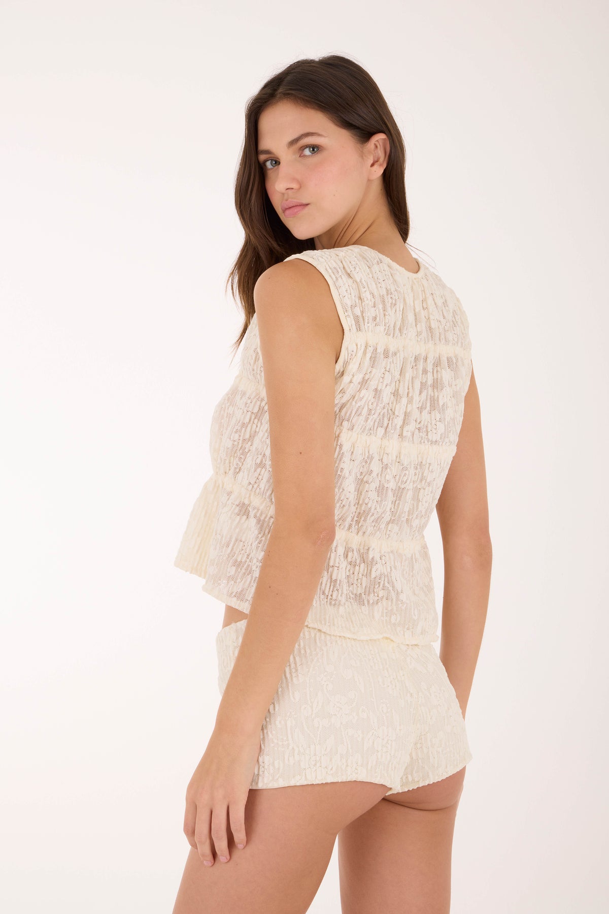 Salt Flower Sosft Lace Shirt
