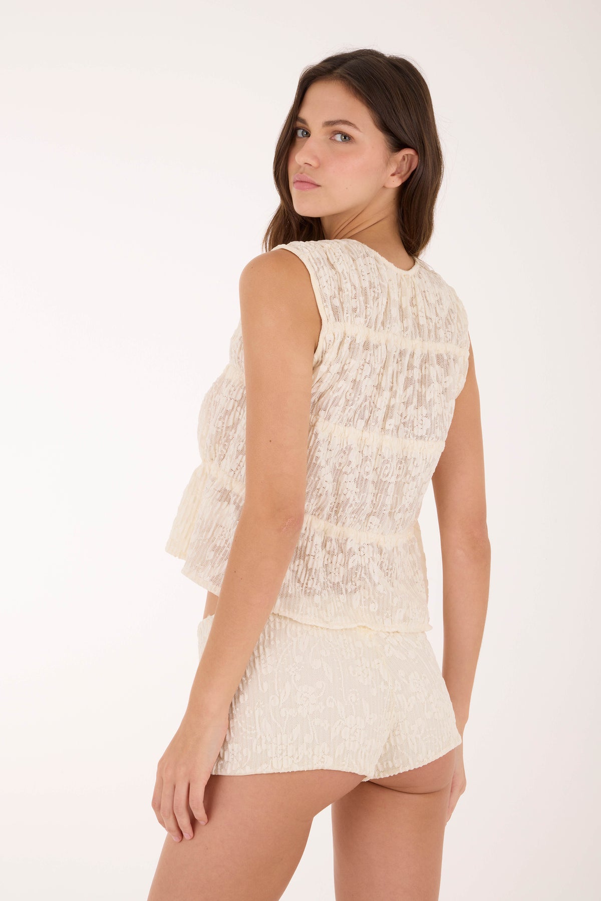 Salt Flower Sosft Lace Short