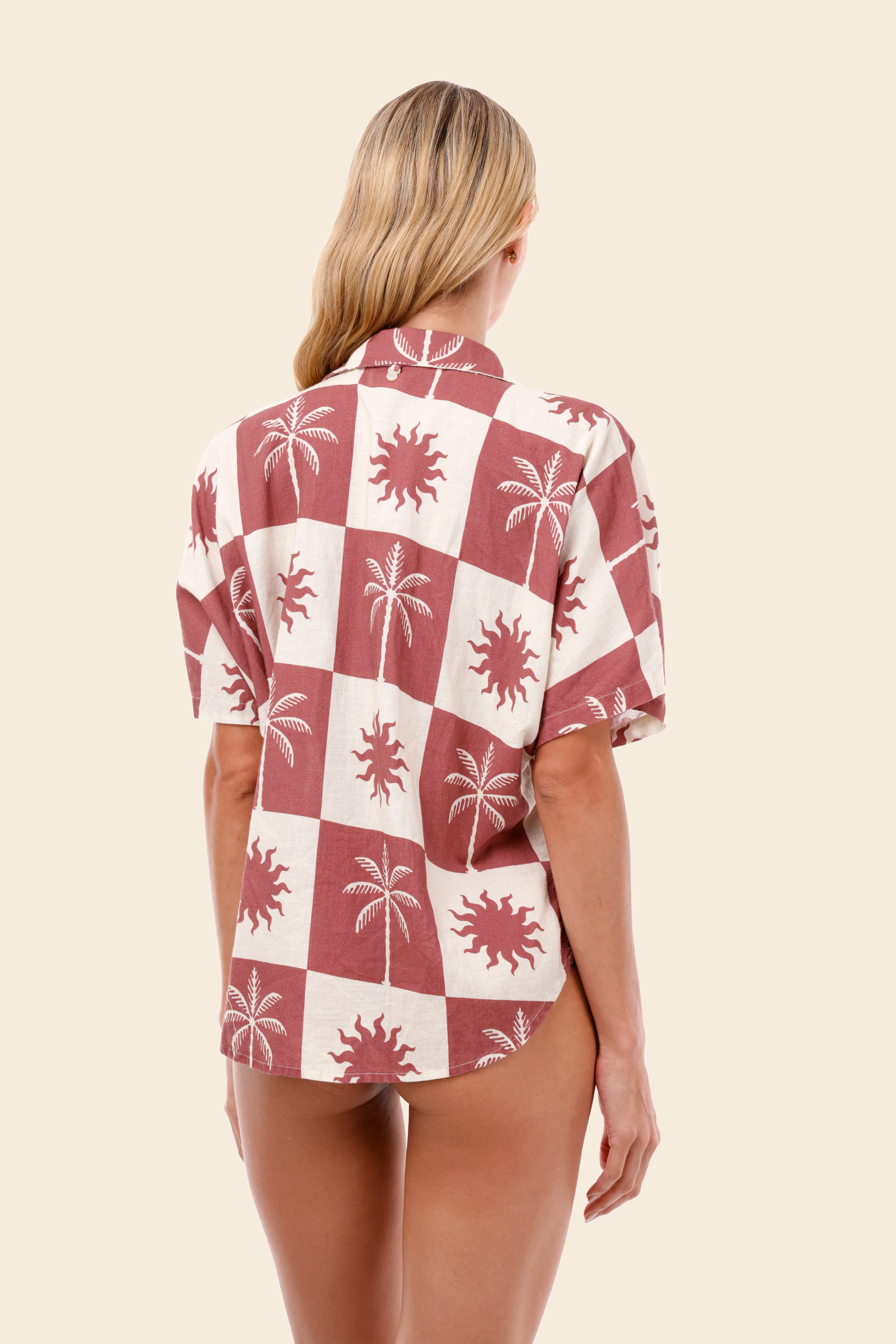 Sunrise Palm Twyla Shirt