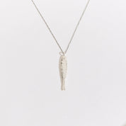 Collar Boqueron Medi Plateado