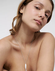 Collar Boqueron Medi Plateado