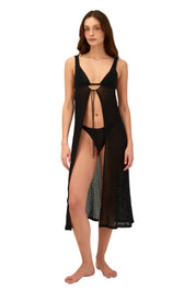 Black Malla Mar Sombra Dress