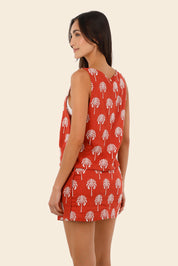 Sunset Palms Mist Vest