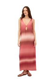 Tiedye Ilusión Slit Front Dress