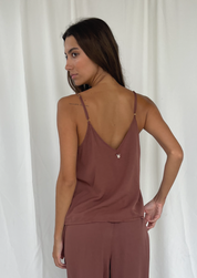 Earth Brown Pijama Top