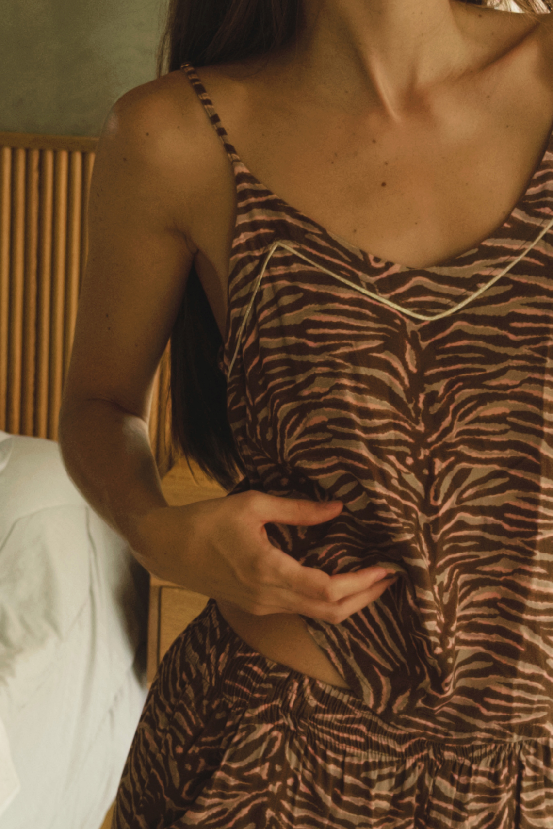 Zebra Season Pijama Top