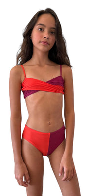 Brisa Tangerine Color Blend Kids Marea Top