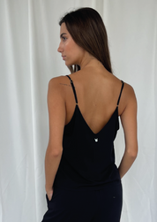 Black Pijama Top