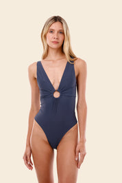 Deep Blue Misha Hoop One Piece
