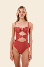 Fabed Rose Wavelet One Piece