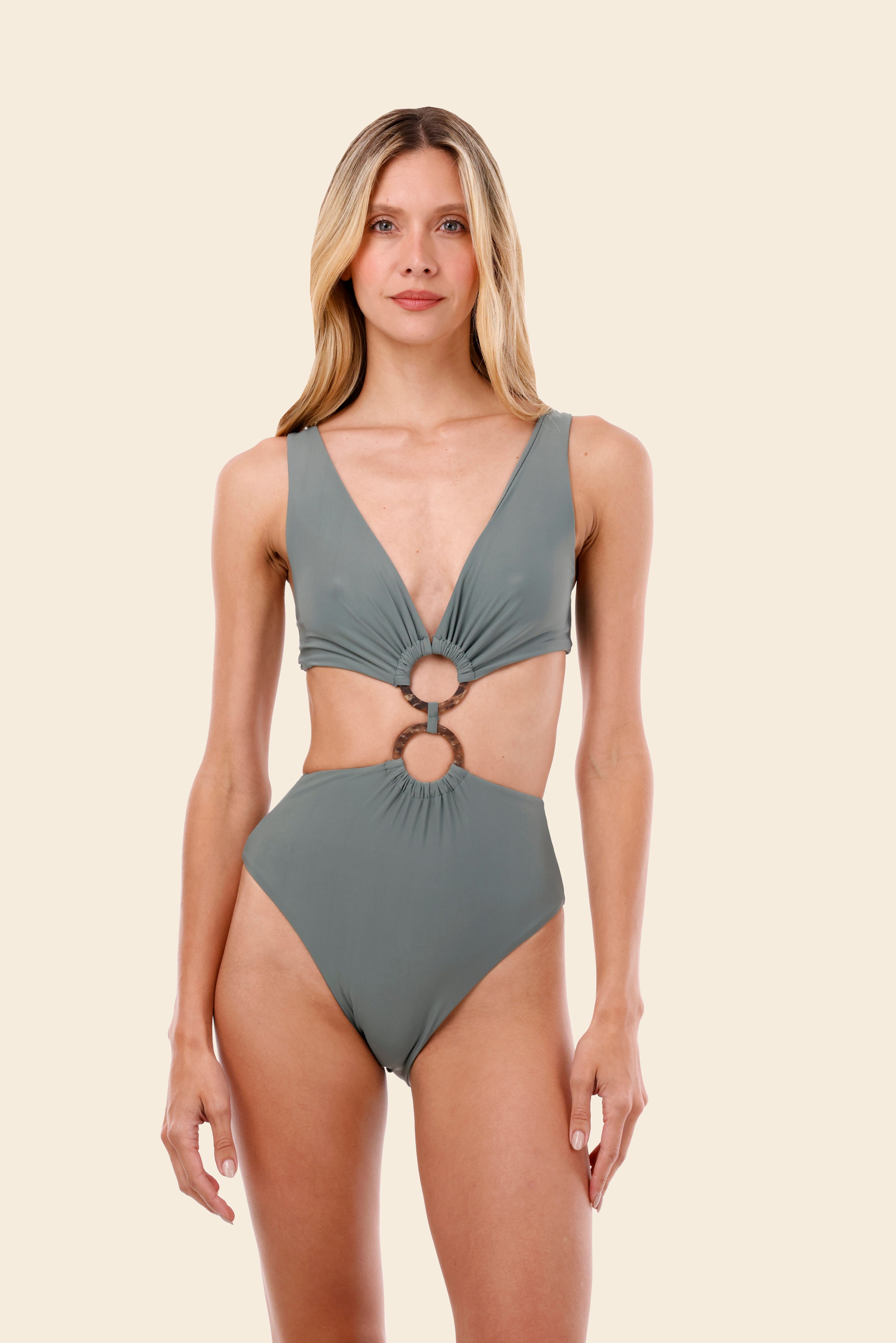 Serenity Green Danza One Piece