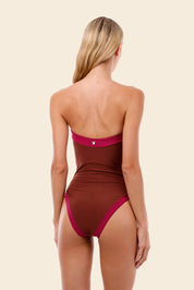 Raspberry Color Blend Lunaria One Piece