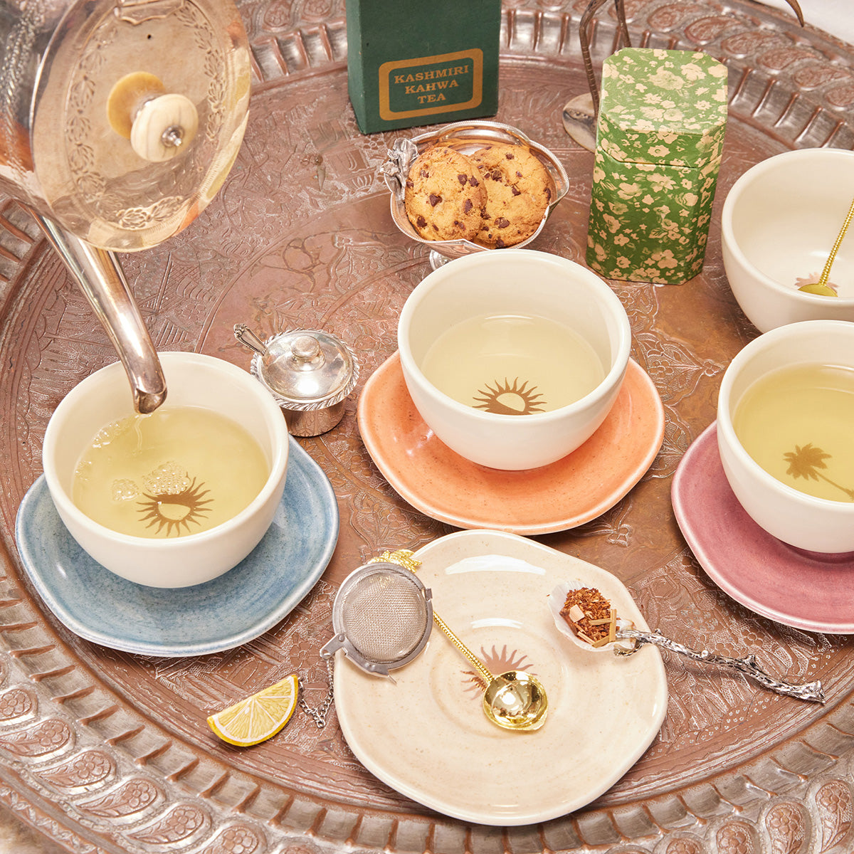 Set de Café / Té Corona x Malai 4 Puestos 8 Piezas