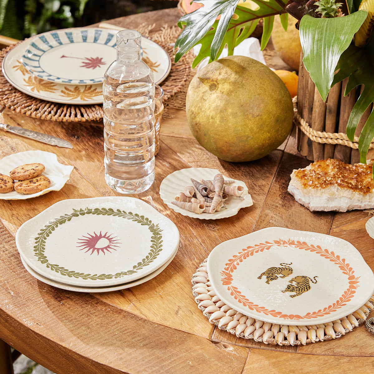Set 4 Platos Postre Corona x Malai 19.8cm