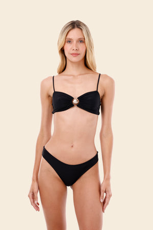 Black Concha Top