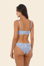 Zebra Line Blue Atena Top