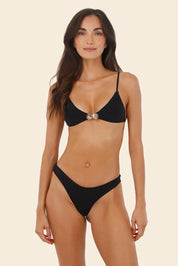 Black Shell Cleo Triangle