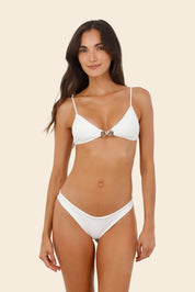 White Shell Cleo Triangle