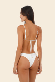 White Shell Cleo Triangle