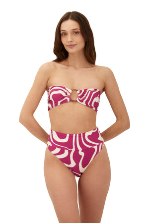 Raspberrywirl Cast Bandeau Top