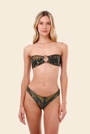 Jade Oasis Cast Bandeau Top