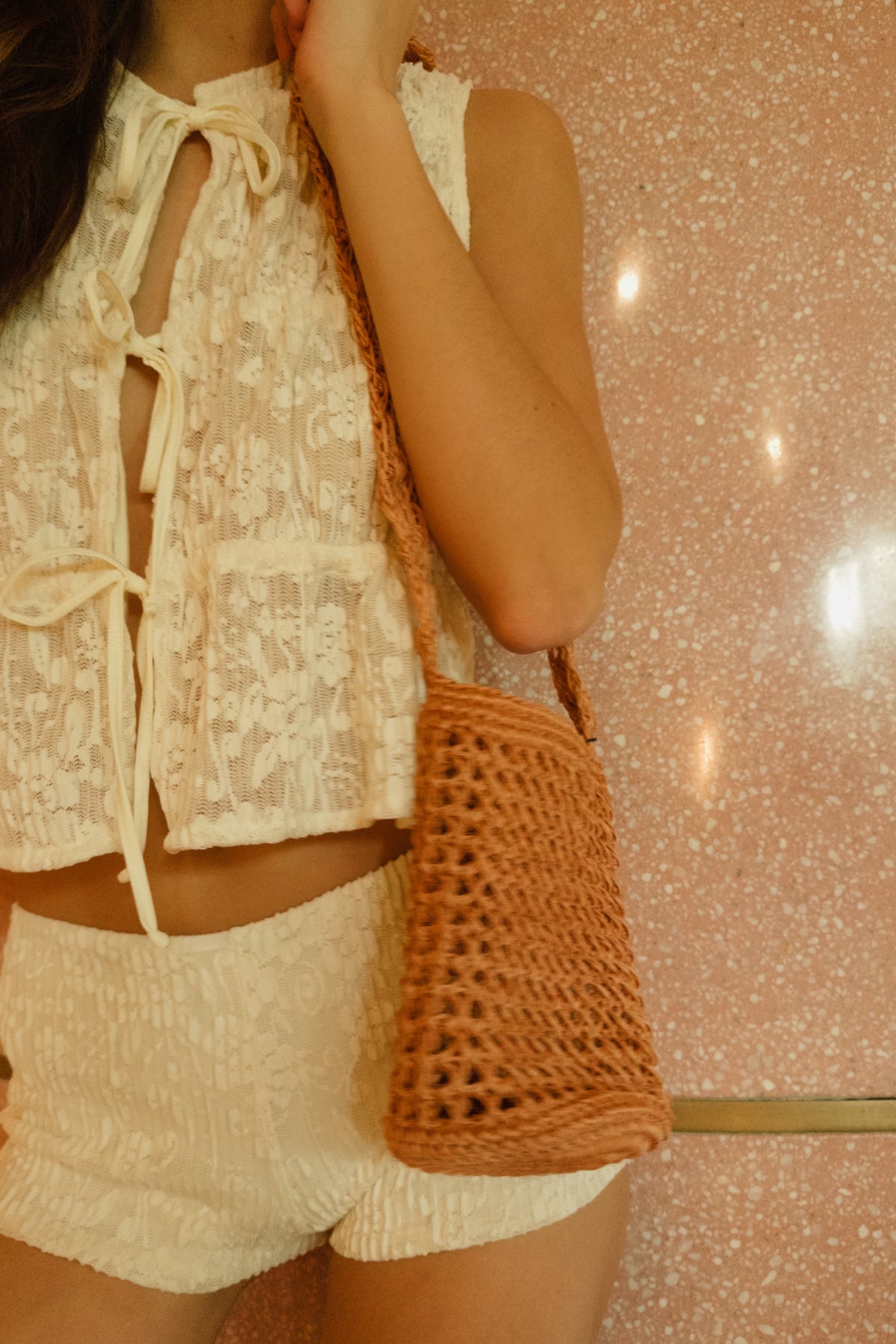 Salt Flower Sosft Lace Short